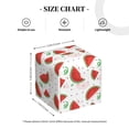thumbnail image 3 of Picia Hand Drawn Watermelon Pattern Tissue Box Cover,PVC Leather Square Holder,Tissue Box Holder with Magnetic Bottom,Facial Paper Organizer Dispenser-5.2"X5.2"X5.2", 3 of 8