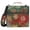 Christmas Themed Snowflakes, variant on 3 Ring Zipper Binder with Shoulder Strap Waterproof Trapper Keeper 2 Inch D-Ring 500 Sheets Capacity Reindeer in Winter
