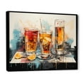 thumbnail image 2 of Designart "Beer Representation Colorfuled Acrylic II" Food & Beverage Floater Framed Wall Decor, 2 of 7