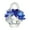 B Blue, variant on Crystal Rose Basket Ornament, Valentine's Day and Birthday Gift, Car Interior and Home Desktop Decoration to Add a Touch of Elegance and Sophistication to Your Living Space or Vehicle