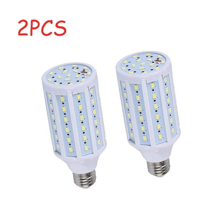 

CHUANK 2 Pcs E26 15W LED Corn Bulb Light Candelabra 6000K Daylight White 1850 Lumens Lamp Spotlight Energy-saving Lamp(Warm white)