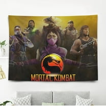 Mortal Kombat-Theme Anti-pilling Tapestry Gift Wall Hanging Backdrop for Room Bedroom Girls Fans Background Banner Party Birthday Supplies Decor