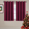 thumbnail image 1 of Cortina H.VERSAILTEX Burdeos Roja Opaca 132x114 cm 1 Panel, 1 of 9