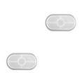 thumbnail image 2 of tamizeot Moule Ovale en Silicone pour sous-Verres Plateau Résine Argile Époxy Résine Support de Gâteau Plateau Résine sous-Verre 2Ensemble, 2 of 6