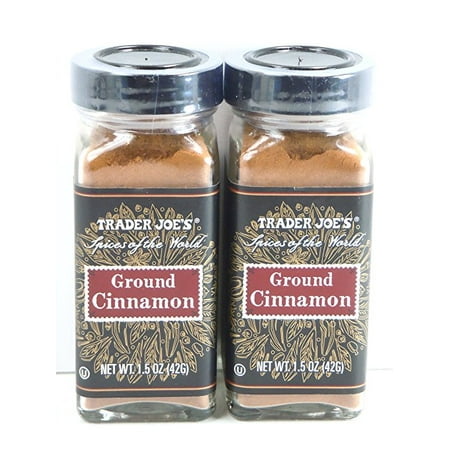 Trader Joe's Ground Cinnamon 1.5oz. (2-jars) (Best Stuff At Trader Joe's)