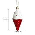 thumbnail image 3 of 2PCS Christmas Hanging Ornaments for Xmas Tree, Shatterproof Christmas Decorations Ice Creams Snowman House Pentagrams Gift Box Ornaments Christmas Tree Decor, 3 of 6