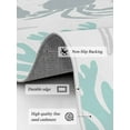 thumbnail image 3 of Summer Area Rug for Bedroom 3x5 Ft Red Orange Crab Coral Seashell Nautical Coastal Ocean Super Soft fuzzy Throw Rug Non-Slip Fluffy Plush Indoor Floor Carpet for Living Room Nursery Home Decor, 3 of 8