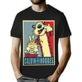 thumbnail image 1 of T-Shirt Graphique Classique pour Hommes - T-Shirt en Coton Noir Classique avec Personnages de Bande Dessinée Colorés, Col Rond Décontracté, Manches Courtes, Lavable en Machine - Cadeau Idéal pour les Fans, Dessin Animé, 1 of 7