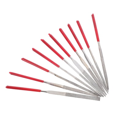 COMPUKAS Jewelry Making Tools Set Needle File Kit Steel Pvc 10Pcs