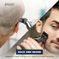thumbnail image 2 of Wahl Bald N Shave Rechargeable Two Heads Rinseable T-Blade Trimmer for Men, 3023628, 2 of 10