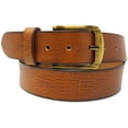 thumbnail image 2 of 43-44   Men's Casual Jean Full-Grain Tan Leather Belt 26AB17TN, 2 of 3