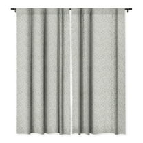 Society6 Holli Zollinger VELVET FLORAL Single Panel Room Darkening Window Curtain 50" x 84"
