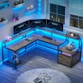 SEDETA L Shaped Desk 66 Home Office Desk With File Drawer And Power sedeta-l-shaped-desk-66-home-office-desk-with-file-drawer-and-power