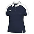 thumbnail image 2 of adidas Women's Climalite Modern Varsity Polo - Collegiate Navy/White - M, 2 of 3