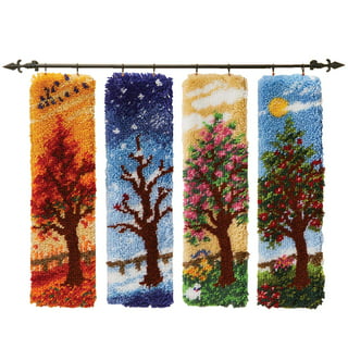 Herrschners Woodland Welcome Baby Quilt Stamped Cross-Stitch Kit