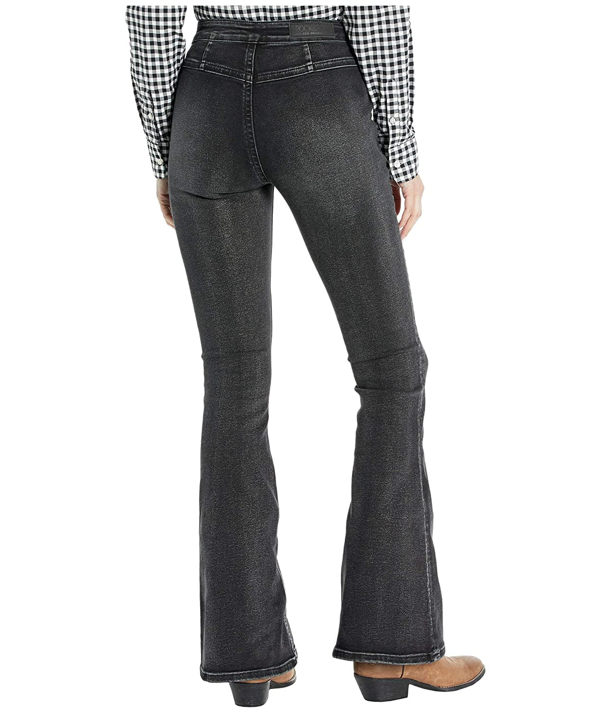 Rock & Roll Cowgirl - Rock and Roll Cowgirl High-Rise Flare in Charcoal ...