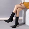 thumbnail image 1 of Chaussures pour Femmes Style Britannique à Talons Fins Pointus Couleur Bonbon, 1 of 7