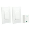 thumbnail image 3 of Interruptor de Luz de Pared, Kit de Interruptor de Luz Inalámbrico de Retardante Autodenominado Kit 433MHz ESTABLE para el hogar, 3 of 7