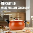 thumbnail image 2 of Multifunctional Large Capacity Non-stick Pressure Cooker – 8 Quart Micro-Pressure Cooking Pot, Versatile Electric Pressure Cooker for Slow Cook, Sauté, Steam & Keep Warm, 2 of 9