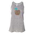 thumbnail image 1 of "Leopard Apple, Teacher Tank Top, Teacher Racerback, Gift For Teacher, Women's Racerback, Soft Bella Tank, School Tank Top, Back To School, Athletic Grey, EXTRA SMALL", 1 of 1
