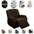 HUIMART Recliner Chair Cover 4Pieces Stretch Recliner Armchair