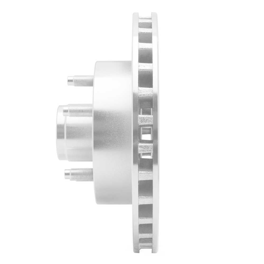 Dynamic Friction Company 631-54138L DFC Brake Rotor - Drilled And Slotted - Silver