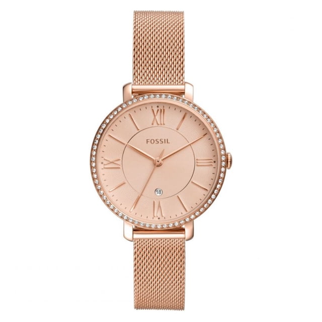 Reloj Fossil Jacqueline Cristales Oro Rosa ES4628