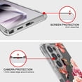 thumbnail image 5 of CoverON Phone Design For Samsung Galaxy S25 Ultra Case, Clear Flexible Soft Rubber Slim TPU Cover, Peony Flower, 5 of 8