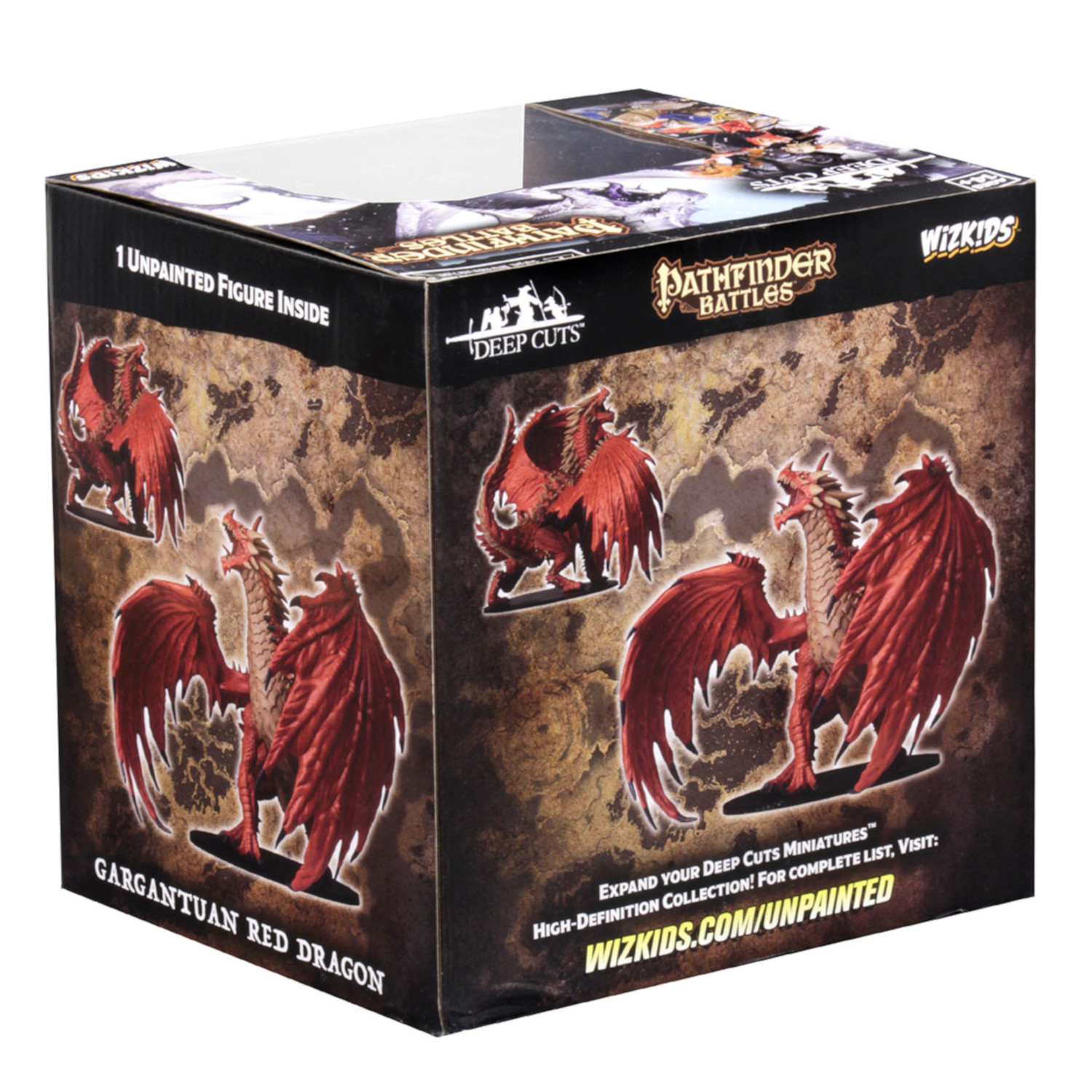 Pathfinder Deep Cuts Unpainted Miniatures: Gargantuan Red Dragon - image 4 of 5