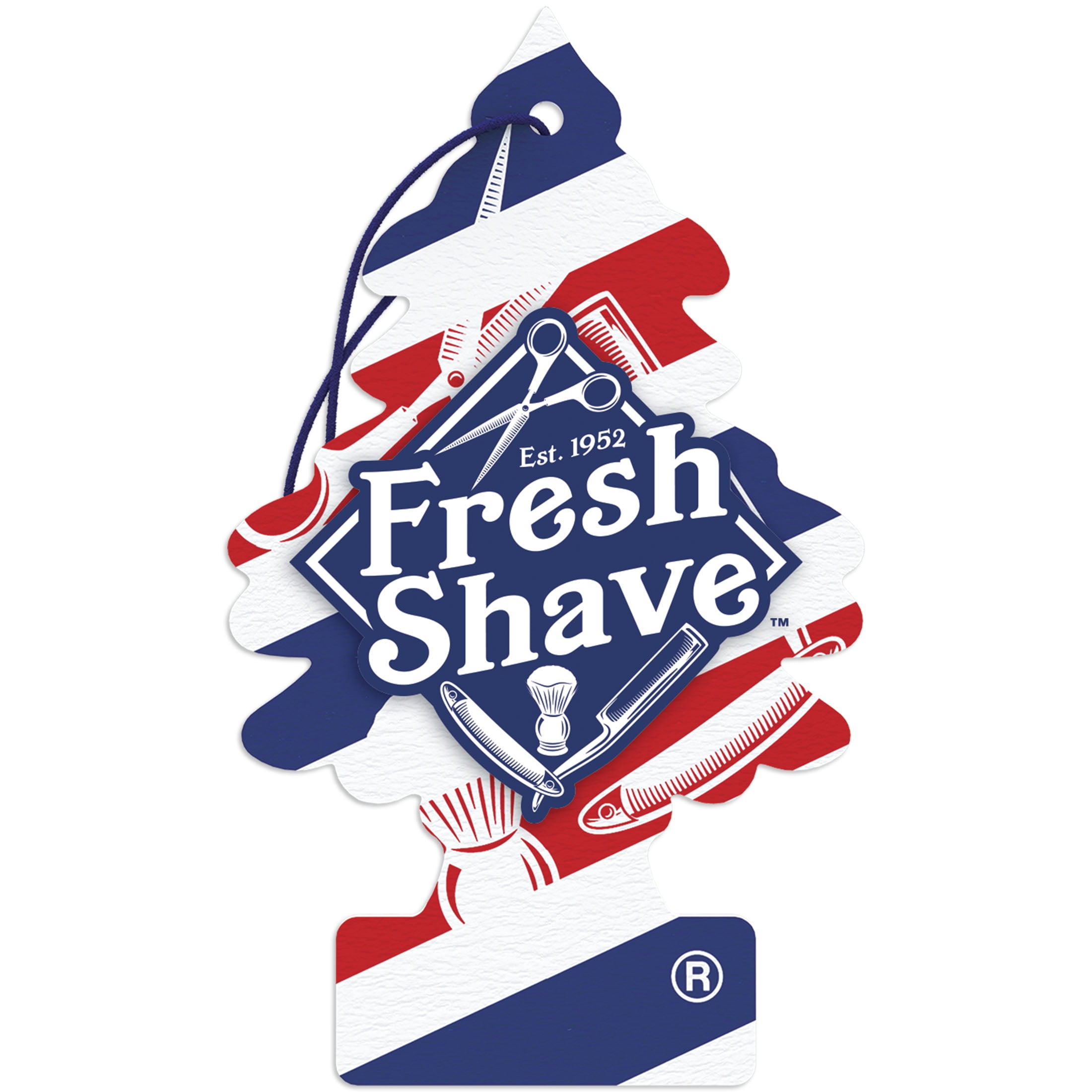 (2 pack) Little Trees Air Freshener Fresh Shave Fragrance 3-Pack