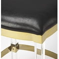 thumbnail image 4 of Butler Specialty Company Jordan Acrylic & Leather 24" Counter Stool - Black, 4 of 4
