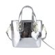 thumbnail image 1 of Bolso Cuerpo Cruzado Hombro Cuero PU para Mujeres (plata), 1 of 9