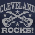 thumbnail image 3 of CafePress - Cleveland Rocks Men's Fitted T Shirt (Dark) - Men's Fitted T-Shirt, 3 of 4