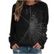 thumbnail image 1 of Ichuanyi Liquidación de mujeres Halloween Halloween impresa en manga larga Sweater informal de cuello redondo ICHUANYI WER202308183355, 1 of 4