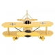 thumbnail image 2 of Caredy Avionetas de Metal Modelo Retro, Decoracion Vintage Mini Modelo del Aeroplano de Hierro Forjado Colgante Colgante Aviones Biplano Juguetes de Hojalata(Amarillo) Ecomeon no, 2 of 4