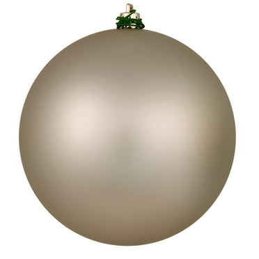 Vickerman 4.75" Oat Matte Ball Ornament, 4 per Bag