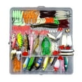 thumbnail image 4 of Bingirl Fishing Lures Set Minnow Frog Spoon Soft Bait Fishhook Set Fishing Tackle Accessories For Freshwater Seawater, 4 of 8