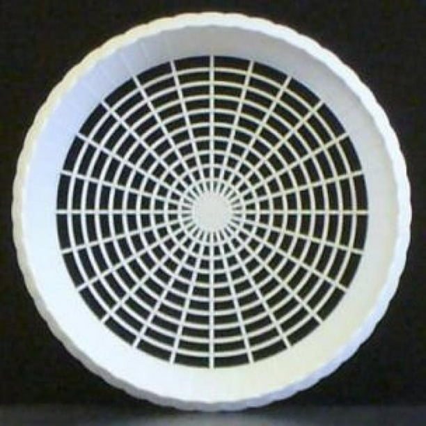 Plastic 9 Paper Plate Holders in White Maryland Plastics, 4 plate