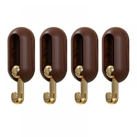 

Light Luxury Strong Adhesive Hanger Wall Hanging Non-marking Adhesive Hanger Wall Surface Free Punching Adjustable Universal Hanger for Kitchen Bathroom for Hanging 4pcs