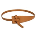 thumbnail image 2 of VISALY Belts Womens Belts Leather | Leather Belts Women's Double-Sided Full Pu Leather Coat Knotted Waist Belts for Women for Dresses Mens Leather Belts Size 36 Full Grain Leather Belts for Men, 2 of 5