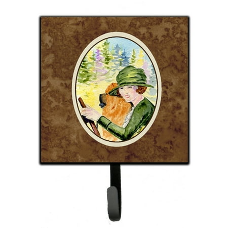 

Carolines Treasures SS8527SH4 Lady driving with her Chow Chow Leash or Key Holder 7Hx4.25W multicolor