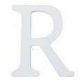 thumbnail image 1 of CIMAXIC Wedding Wood Letters R Decor Simple DIY Letter for Wedding Party Birthday Home Store (White, 8cm),2.36"X0.47"X3.15", 1 of 4