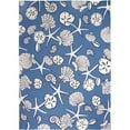 thumbnail image 1 of Homefires PPS-GC001C 3 x 5 Pieds Sérénité à la Mer Espace Extérieur Intérieur Rug&44; Bleu, 1 of 1