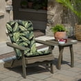 thumbnail image 3 of ARDEN Outdoor Rocking Chair or Adirondack Cushion, 20 in x 17 in, Water Repellent, Fade Resistant, Onyx Cebu, 3 of 11