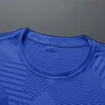 thumbnail image 5 of Akiihool Heavy Oversized T Shirt Men Mens Casual Basic T Shirt Slim Fit Pullover Lightweight Short Sleeve Tops(Blue,3XL), 5 of 7