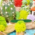 thumbnail image 3 of USHOBE Green Grass Mat for Decor Use Durable Wood and Plastic Stand Fits Various Scenes 7.8 Inches, 3 of 8