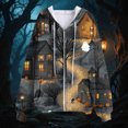 thumbnail image 4 of Towmus Oversize Hoodies for Women Y2K Halloween Sweatshirt Zip Up Jackets Long Sleeve Cardigan Sweater Shirts, 4 of 5