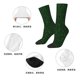thumbnail image 5 of Balery Emerald Green Sparkling Calcetas Largas con Estampado para Hombre y Mujer – Suaves y Transpirables, Talla Única (US 5-11), 5 of 6