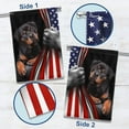 thumbnail image 4 of Patriot American Dog Flags - Rottweiler Double Sided Flag - 4th of July Decorations for Home, Outside, Patriotic House Flag Heavy Duty Canvas, Decorative Indoor Outdoor Flag, 4 of 10