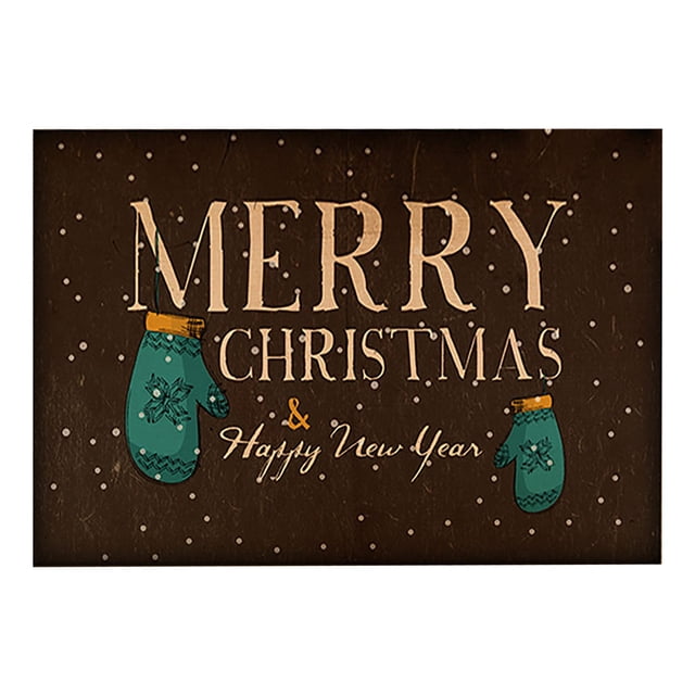 Fiudx Alfombras Para Salón Felpudo Decorativo Navideño Antideslizante Para Interiores Y Exteriores, Alfombrillas De Entrada Para Puerta De Entrada De Baño, Alfombras Ofertas Del Día